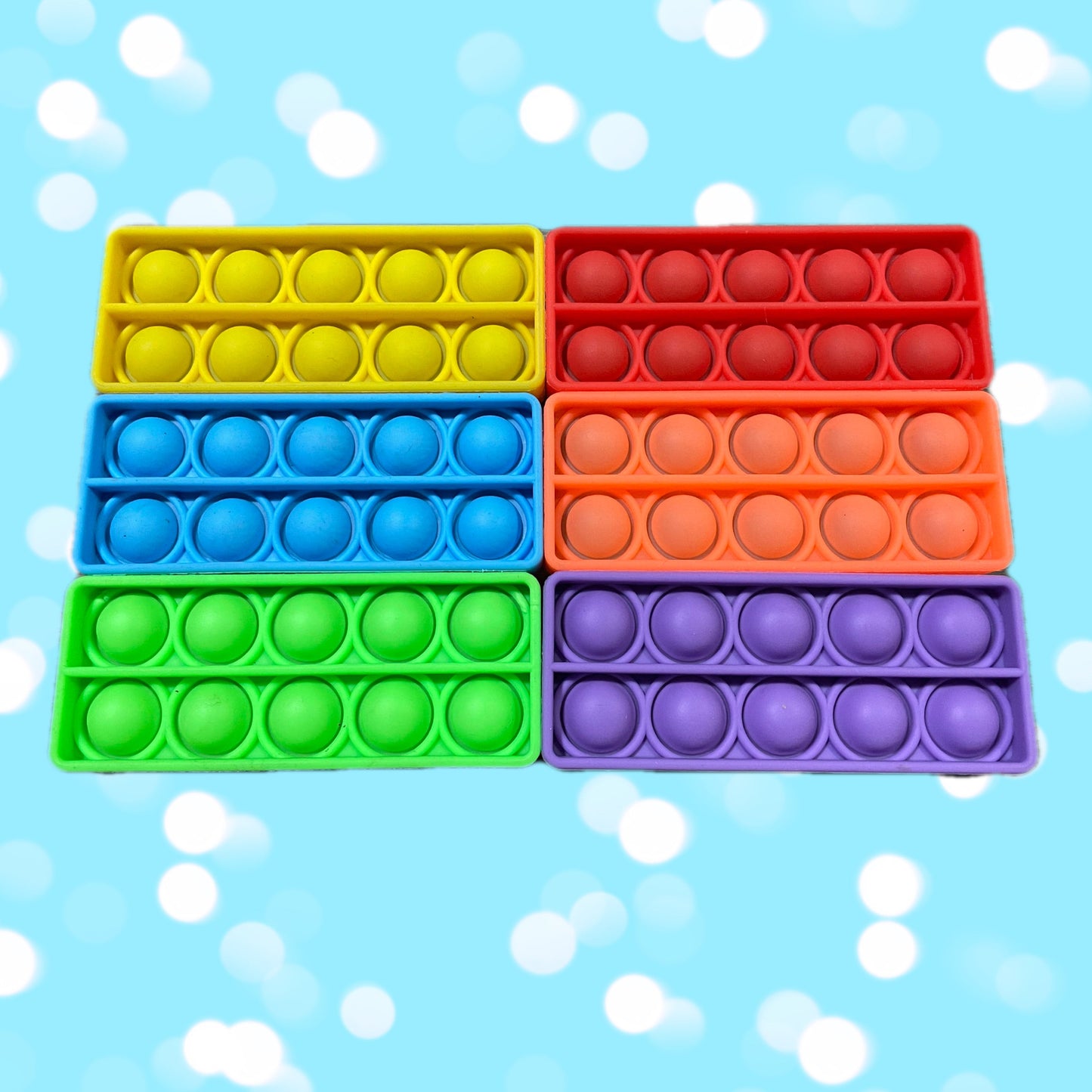 SECONDS Tens Frame (10s) Bubble Board Pop It