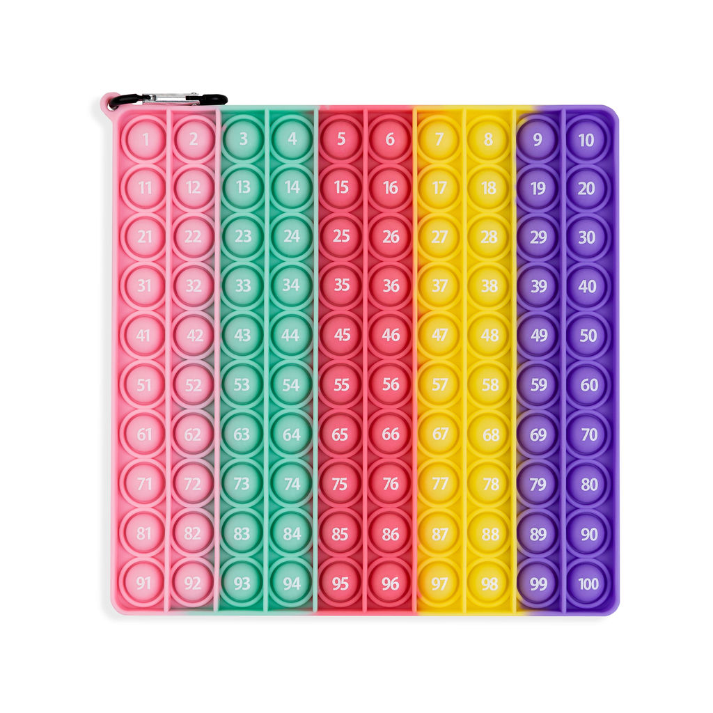 Pastel Rainbow - Pop It Hundred Board/Chart