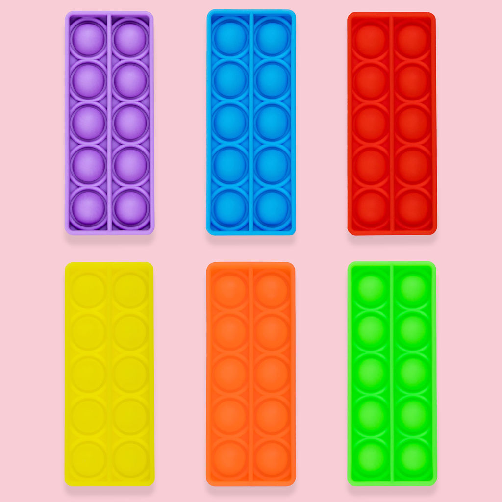 SECONDS Tens Frame (10s) Bubble Board Pop It