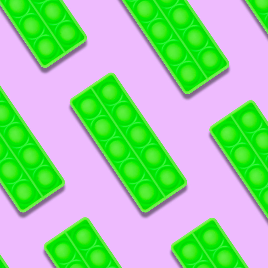 SECONDS Tens Frame (10s) Bubble Board Pop It