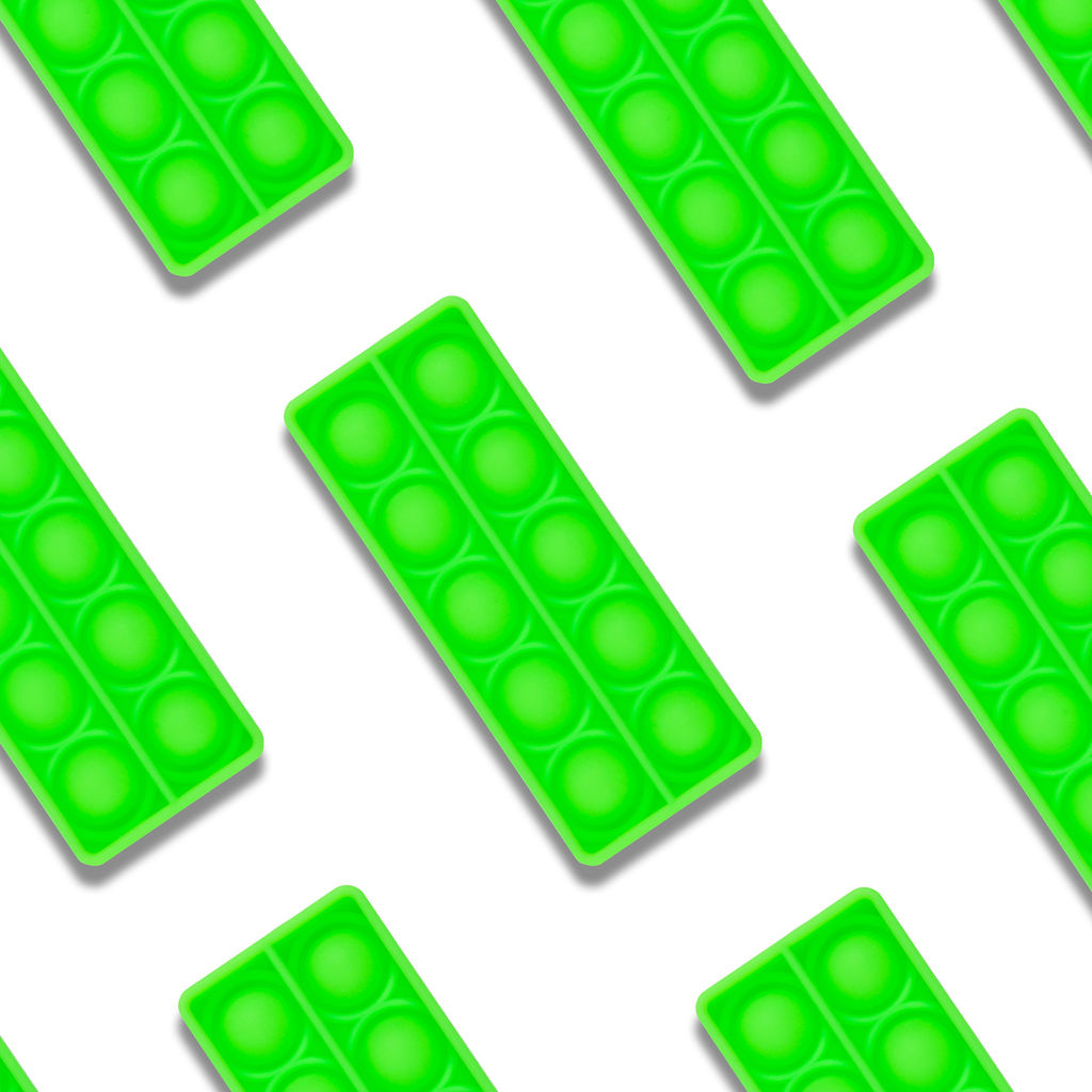 SECONDS Tens Frame (10s) Bubble Board Pop It