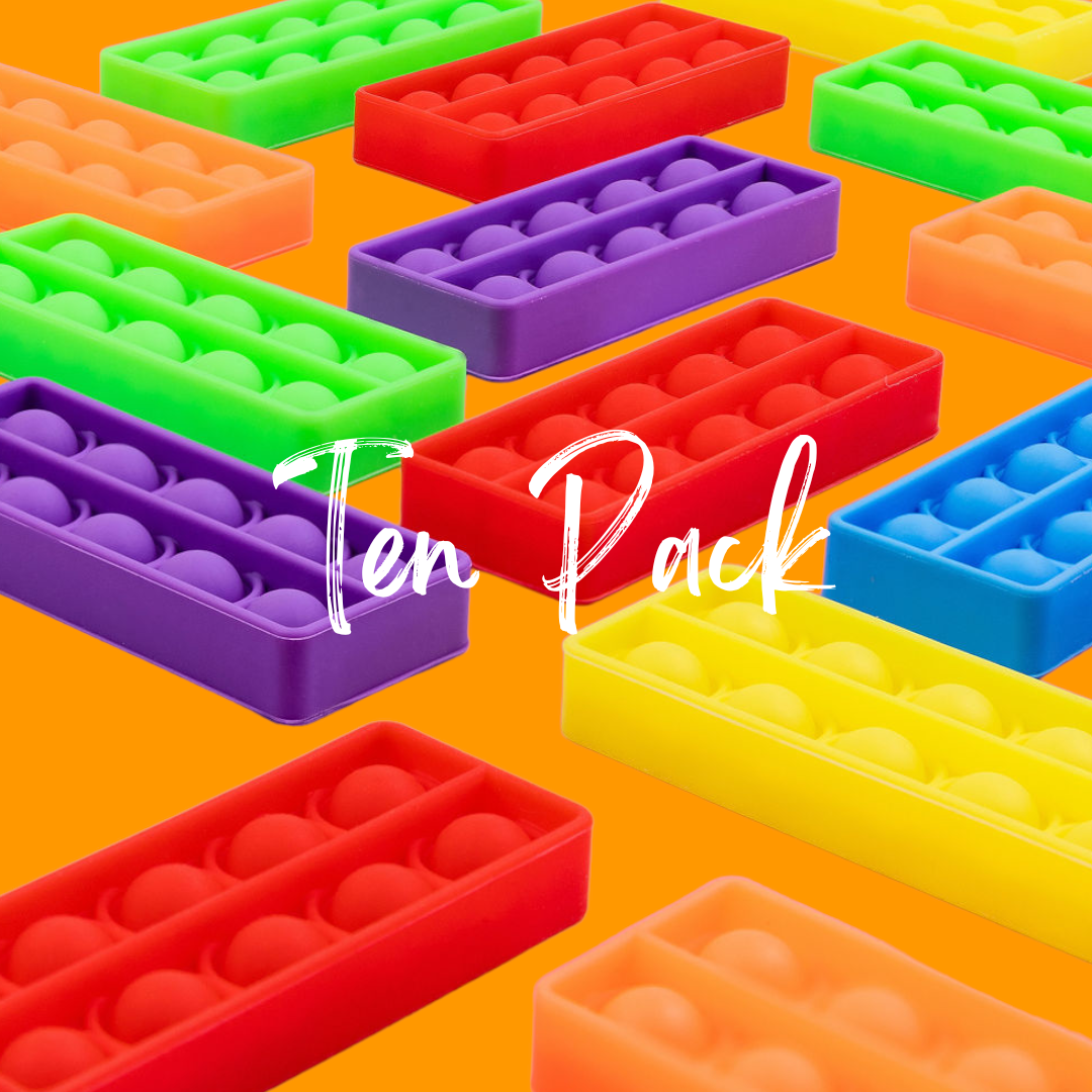 TEN VALUE PACK Tens Frame (10s) Bubble Board Pop It