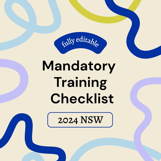 2024 NSW Teacher DoE Mandatory Training Checklist