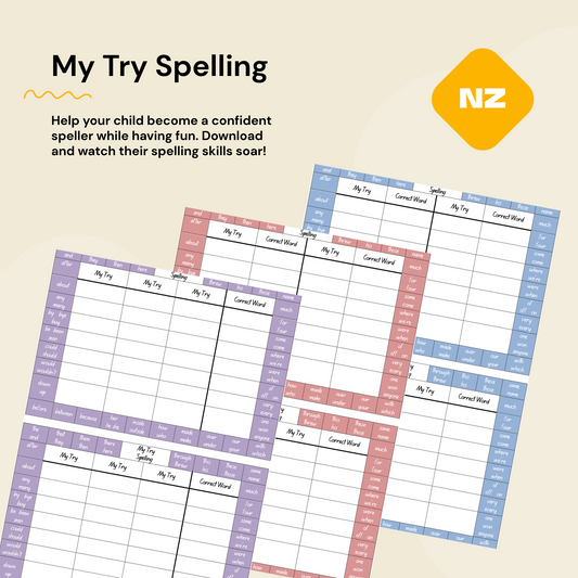 My Try Spelling - NZ Basic