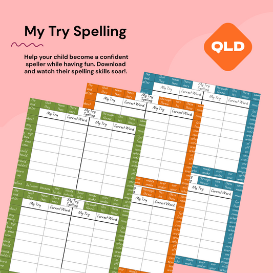 My Try Spelling - QLD Beginner
