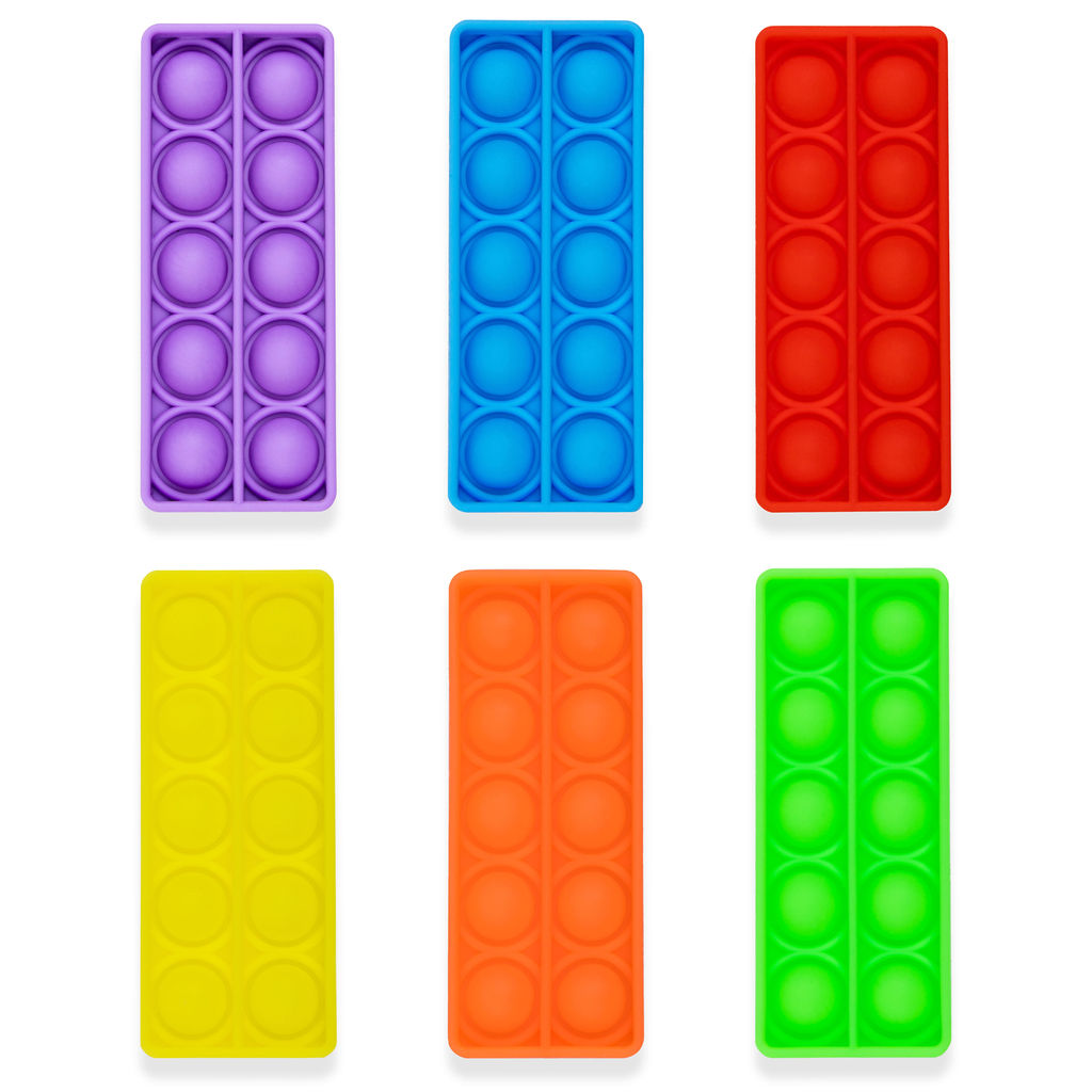 RAINBOW PACK (6) Ten Frame Bubble Board Pop It